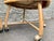 Wood Vintage Natural Woven Wicker Barrel Chairs on Casters - Set of 2 For Sale - Image 7 of 11