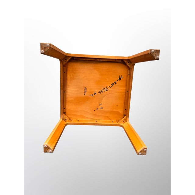 Saffron 1970s Henredon Scene Two Burlwood Gaming Table. For Sale - Image 8 of 12