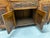 Brown Antique Sideboard / Buffet With Mirror - Spanish or Victorian For Sale - Image 8 of 12