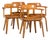 Walter Gropius W199 Bauhaus for Thonet Mid Century Bentwood Chairs - Set of 4 For Sale