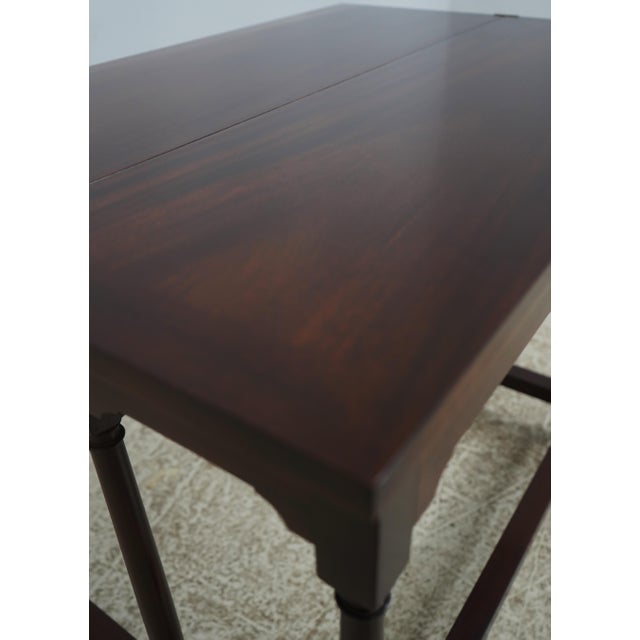 Stickley Cw-141 Colonial Williamsburg Mahogany Hall Table For Sale - Image 13 of 16