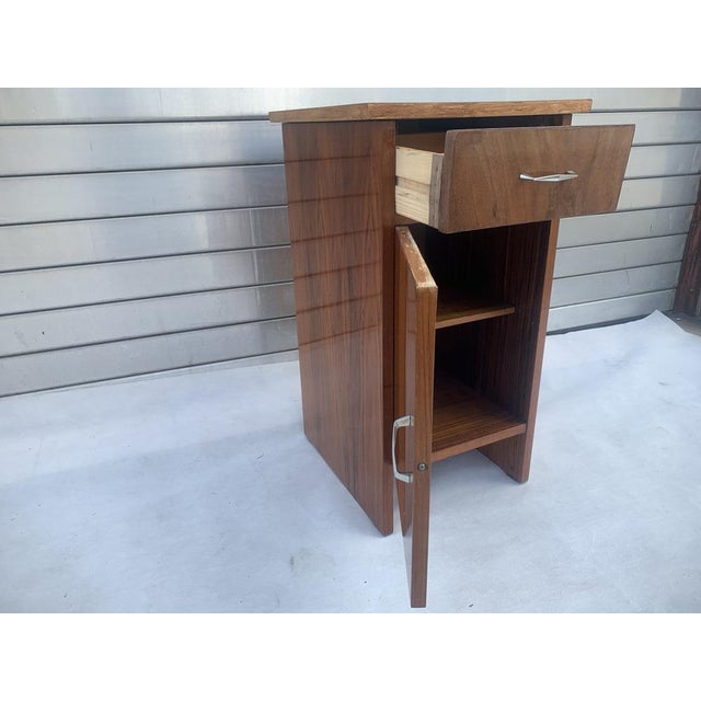 Natural Walnut Cabinet, 1970s For Sale - Image 3 of 18