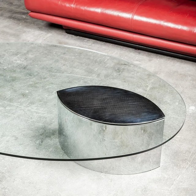 Glass Lunario Coffee Table by Cini Boeri for Knoll, 1970s For Sale - Image 7 of 10