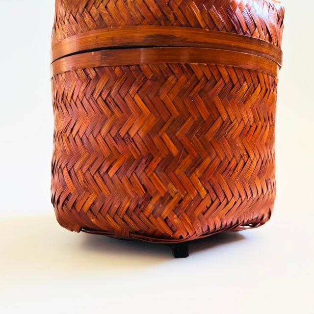 Shanghai Handicrafts Wicker Box For Sale - Image 4 of 7