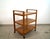 1970s 1970’s Mid-Century Modern Slat Oak Bar Cart Shelf For Sale - Image 5 of 12