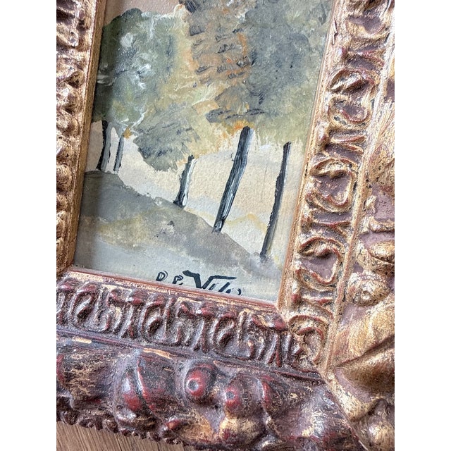 Landscape Composition, 1920s, Oil Painting, Framed For Sale - Image 14 of 18