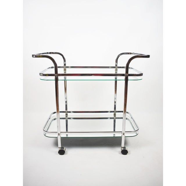 Vintage Mobile Bar Cart, 1980s For Sale - Image 4 of 9