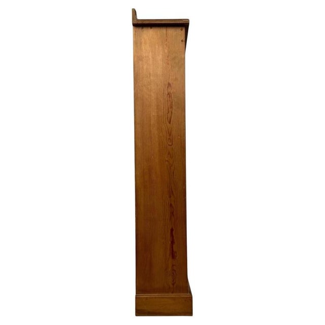 Vintage 20th Century English Pine Open Bookcase For Sale - Image 6 of 11
