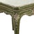 French Provincial Antiqued Mirrored Side Table For Sale - Image 4 of 4