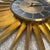 1950s 1950s Elgin Starburst/Sunburst Brass Wall Clock For Sale - Image 5 of 8