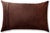 Textile Luxury Cognac Genuine Leather Patchwork Throw Pillow 16x24 | Handmade Rustic Modern Lumbar Cushion For Sale - Image 7 of 7