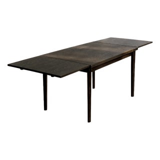 Vintage Danish Modern Oak Wood Folding Dining Table from Am Møbler, 1960s For Sale