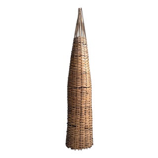 Japanese Decorative Bamboo Object, 1960s For Sale