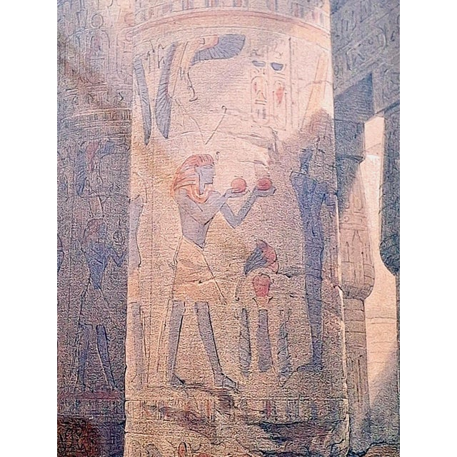 Mid 19th Century "Thebes, Great Hall at Karnak" by David Roberts (1796-1864) For Sale - Image 5 of 8