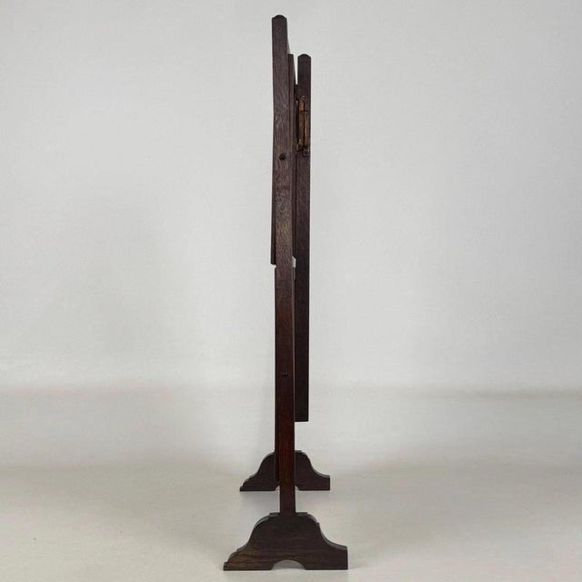 Antique Edwardian Oak Folding Tray Stand, 1910 For Sale - Image 6 of 16