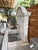 French Country Large French Carved Limestone Wall Fountain, Arched Crown and Cast Iron Hardware For Sale - Image 3 of 12
