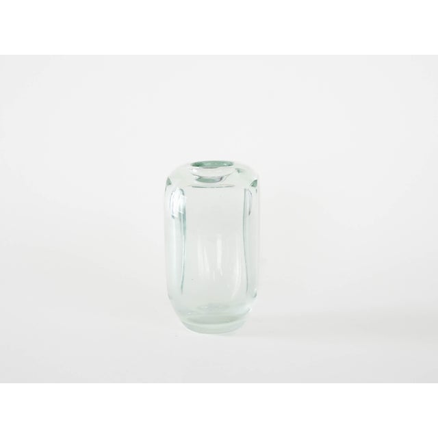 1960s Vintage Danish Glass Vase from Holmegaard, 1960s For Sale - Image 5 of 9