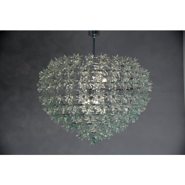 Completely authentic chandelier produced Ribo the Art of Glass and designed by Mariana Iskra for an exclusive Villa in...