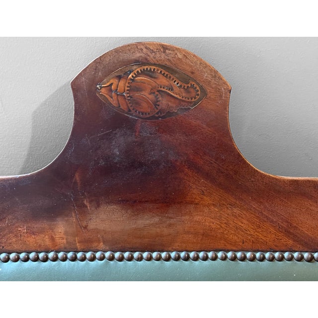 1800 Campeche Chair With Inlaid Conch Shell Headrest For Sale - Image 10 of 12