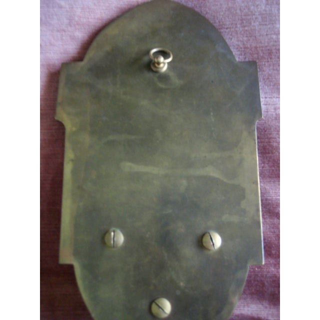 French Antique Bronze 19 Century Holy Water Wall Hanging For Sale - Image 12 of 13