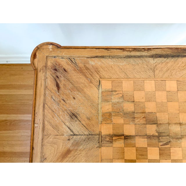 Antique 20th Century Reversible Inlaid Game Table For Sale - Image 11 of 16