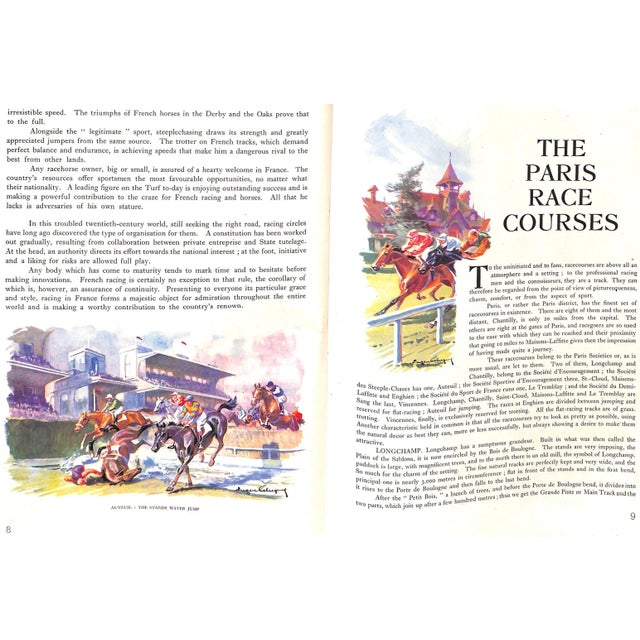 "Racing in France" 1950 Godolphin Darley (Inscribed) For Sale In New York - Image 6 of 12