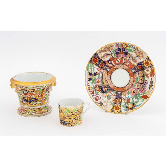 English Imari Style Assembled Partial Service, 36 Pieces, 19th Century For Sale - Image 11 of 18