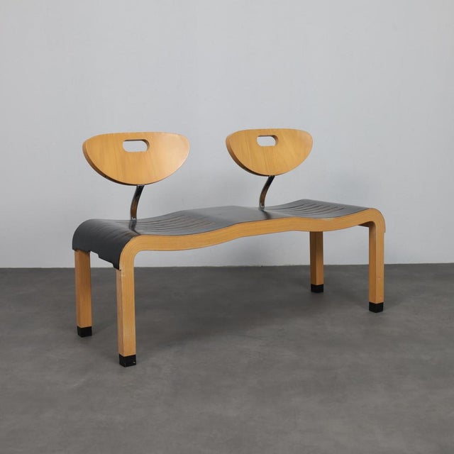Vintage Dutch Moment Bench by Ruud-Jan Kokke for Kembo, 1990s For Sale - Image 9 of 9