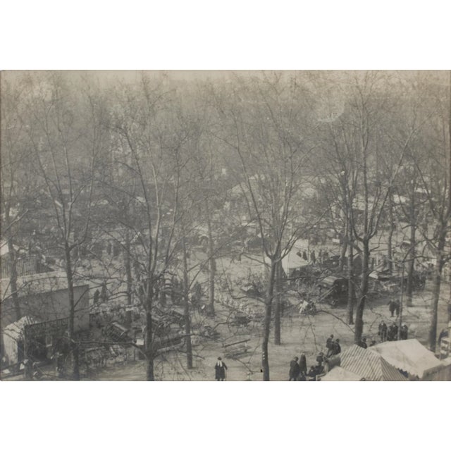 1920s View of 1927 Autumn Fair in Lyon, Silver Gelatin Black and White Photography For Sale - Image 5 of 5