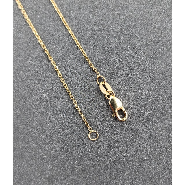 Gold Gia Certified Natural Pear Diamond Pendant For Sale - Image 8 of 10