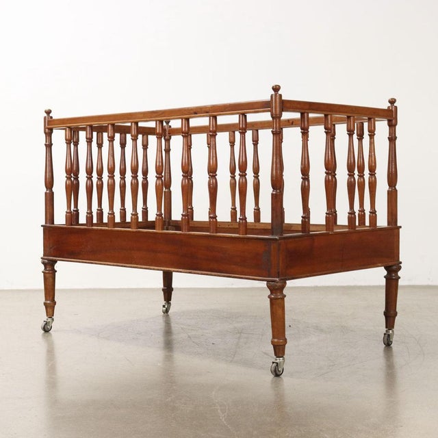 Small 18th Century Bed Umbertino in Walnut, Italy For Sale - Image 6 of 7