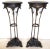 Mid 20th Century Antique Grand Entrance Italian Brass Griffins & Marble Display Stands - a Pair For Sale - Image 5 of 13