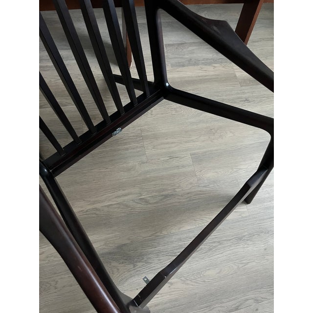 1960s Pair of Mid Century Modern Poul Jensen Interpretation Z Arm Chair For Sale - Image 5 of 8