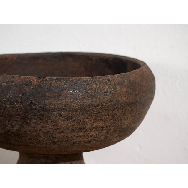Antique Tibetan Wooden Bowl For Sale - Image 4 of 6