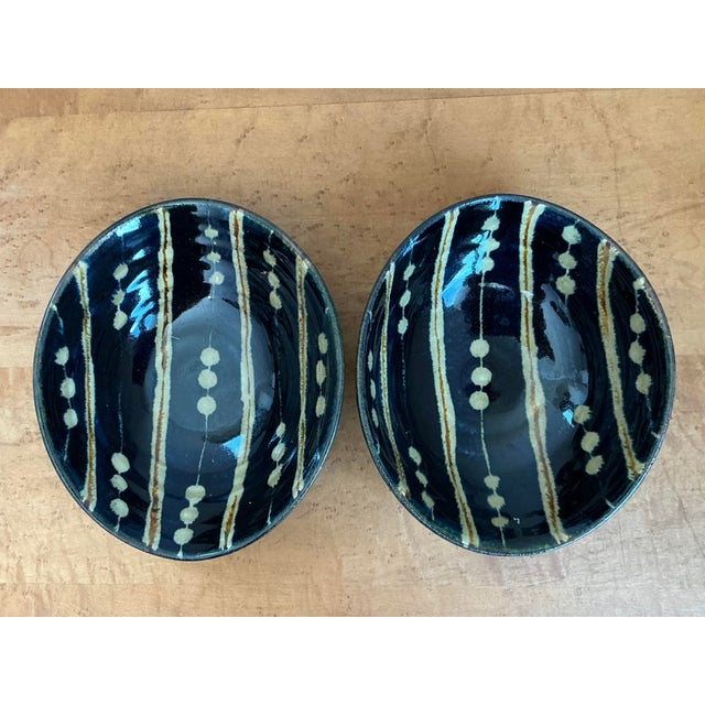 Ceramic Vintage Original Studio Pottery Bowl - Set of 2 For Sale - Image 7 of 12