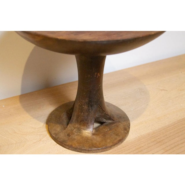 1960s Small Vintage Naga Round Table For Sale - Image 5 of 7