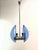 Space Age Suspension Blue Glass For Sale - Image 5 of 9