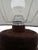 Large Vintage Suede Table Lamp with Matching Shade, 1970s For Sale - Image 6 of 7