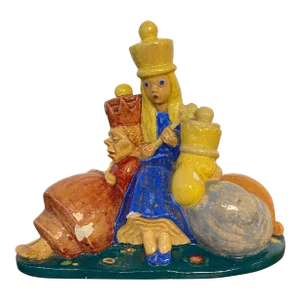 Ceramic Sculpture by Edris Eckhardt Edition of 25 #7 Alice in Wonderland