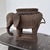 Large Vintage Bohemian Wicker Elephant Plant Stand For Sale - Image 4 of 8