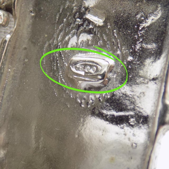 Vintage Italian Handmade Silver Luggage Box, Italy, 1970s For Sale - Image 10 of 14