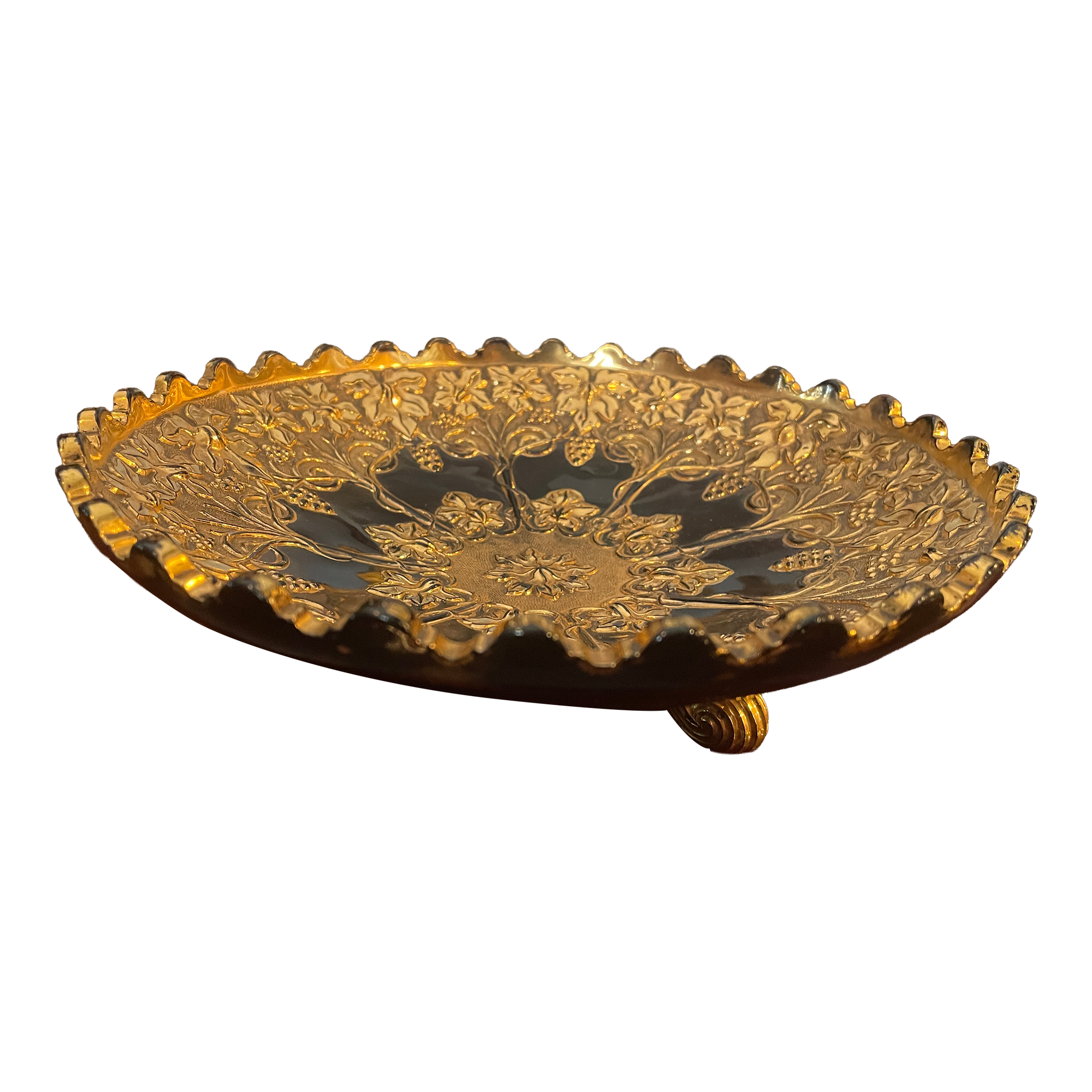 Early 20th Century Northwood Verre D'Or Carnival Glass — Grape