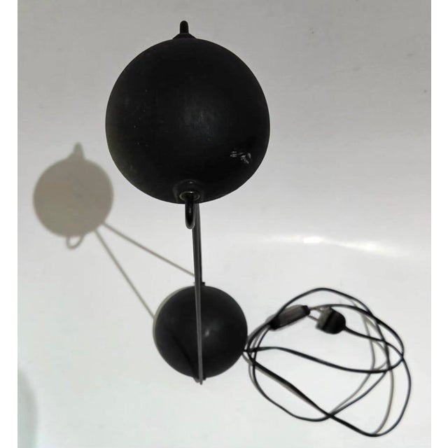 1980s Stefano Cevoli "Meridiana" Black Desk Lamp Designed by Paolo Piva For Sale In Miami - Image 6 of 9