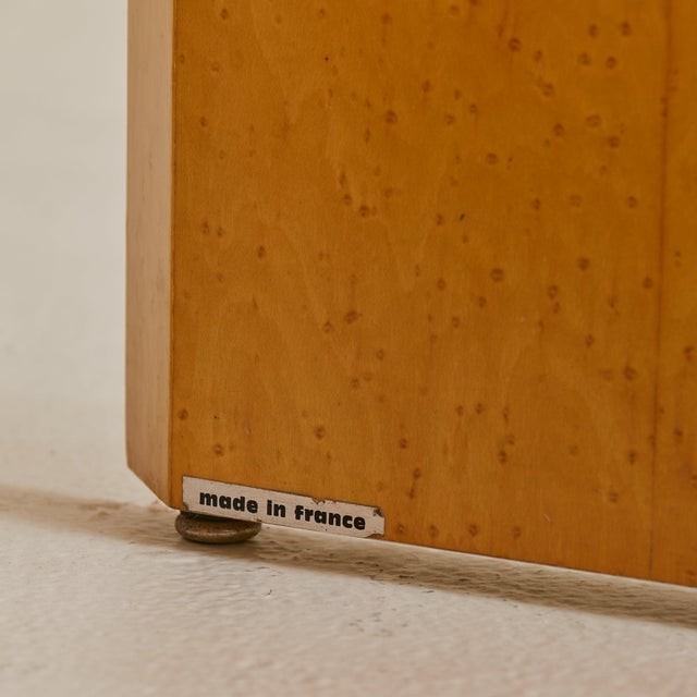 Trio of French Curved Burl Wood Nesting Tables, 1980s For Sale - Image 11 of 11