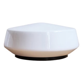 Mid-Century Modern Wall Light in Opaline Glass, 1960s For Sale
