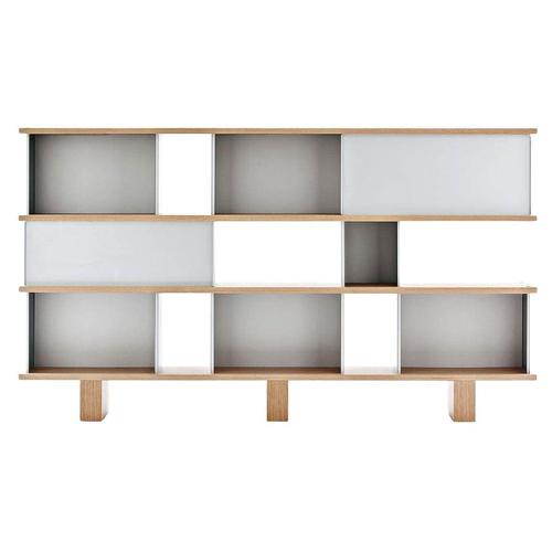 Wood and Aluminium Nuage Shelving Unit by Charlotte Perriand for Cassina For Sale - Image 11 of 11