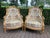 Late20C French Artisan Louis XVI Gold Beech Bergère Pair For Sale - Image 13 of 13