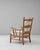 French Provincial 20th Century French Provincial Style Oak Armchair with Sculpted Back and Round For Sale - Image 3 of 18