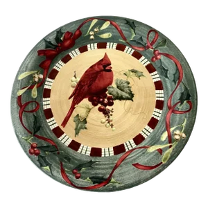 Lenox Winter Greetings Everyday Cardinal Plate Mint Condition Late 20th Century
