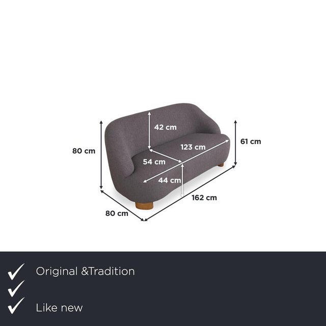 with the Tradition Margas two-seater sofa, you bring a Scandinavian design with a personal story into your living room....